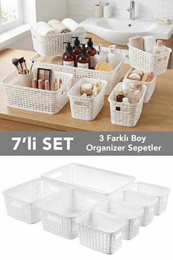 Meleni Home Çok Amaçlı Organizer Sepet